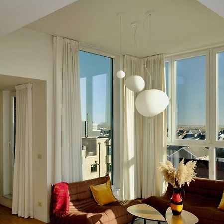 Stijlvolle En Lichtrijke Design Penthouse Met Prachtig Uitzicht Te Wenduine Apartment De Haan Bagian luar foto