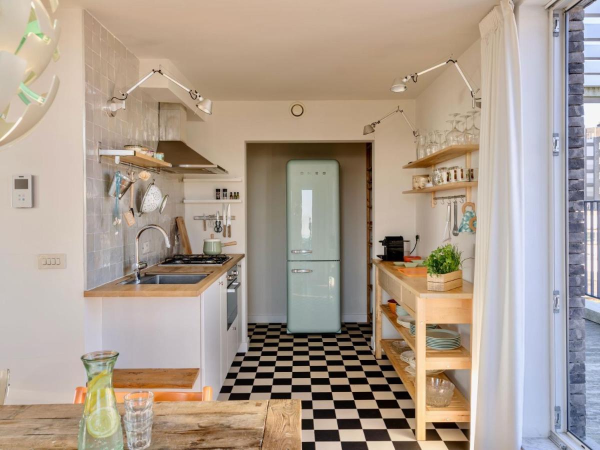 Stijlvolle En Lichtrijke Design Penthouse Met Prachtig Uitzicht Te Wenduine Apartment De Haan Bagian luar foto