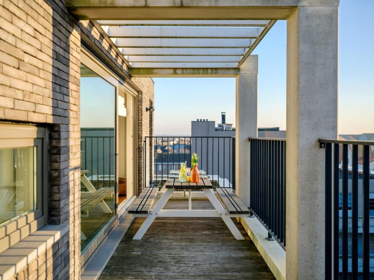 Stijlvolle En Lichtrijke Design Penthouse Met Prachtig Uitzicht Te Wenduine Apartment De Haan Bagian luar foto