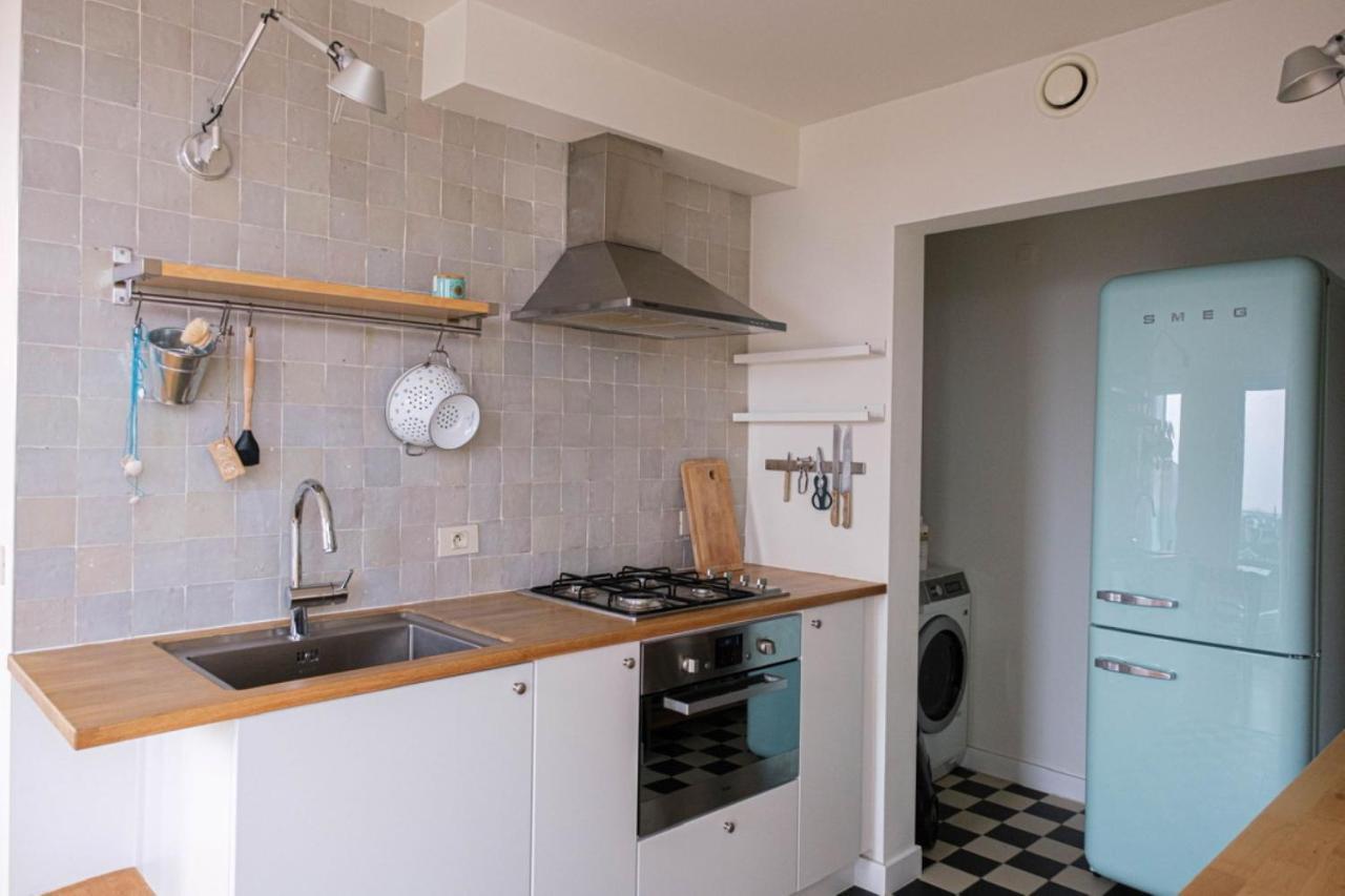 Stijlvolle En Lichtrijke Design Penthouse Met Prachtig Uitzicht Te Wenduine Apartment De Haan Bagian luar foto